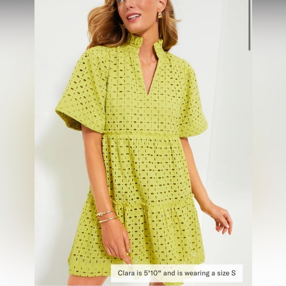 Tuckernuck Lemongrass Eyelet Crawford Dress NWT XXL